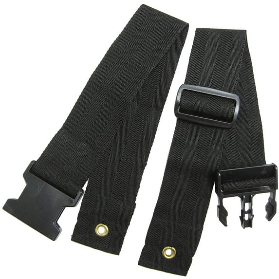 Karman SB22 Wheelchair Seat Belt – 2-Piece Clamp Style, Adjustable, 45" x 2"