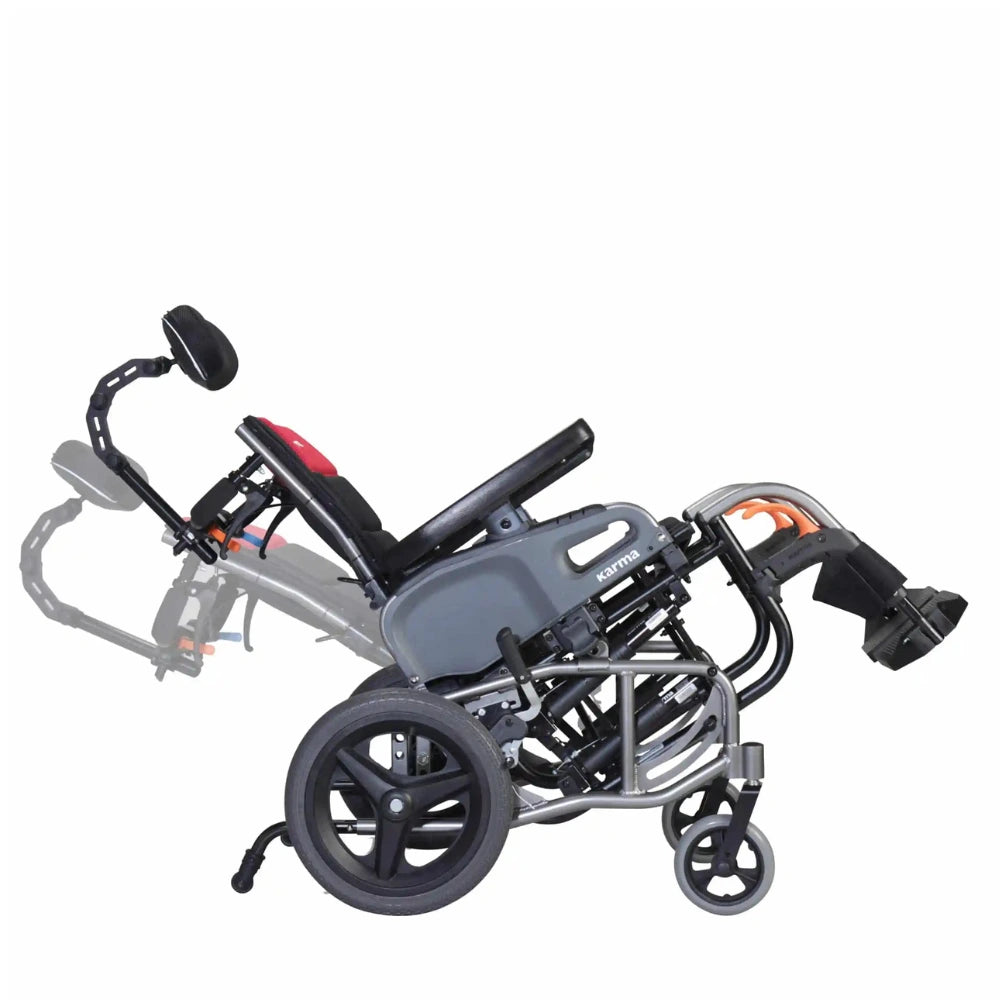 Karman VIP2-TR Tilt-in-Space Reclining Transport Wheelchair