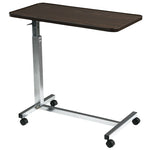 Drive Medical 13003 Non Tilt Top Overbed Table, Chrome