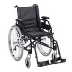 Drive Medical K518FBADDA-SF Lynx Ultra Lightweight Wheelchair, Swing away Footrests, 18
