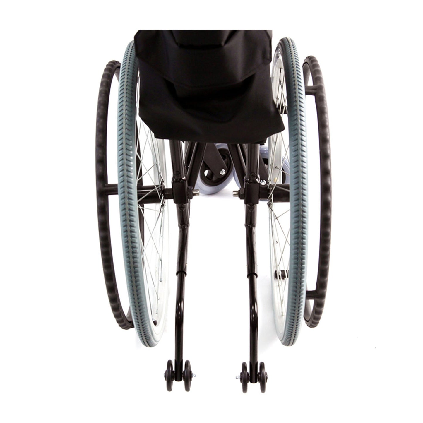 LT-990 18 Wheelchair with Quick Release Axles Black
