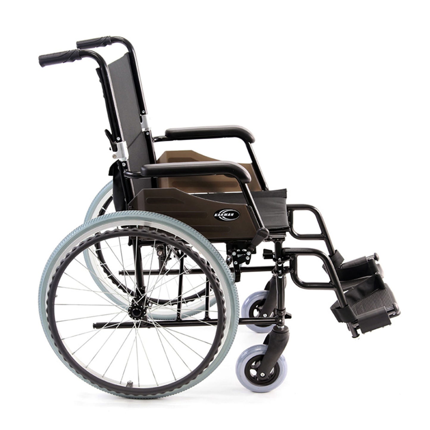 LT-990 Wheelchair 18 inch Seat 24 lbs Black Color