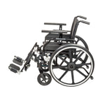 Drive Medical PLA416FBUARAD-ELR Viper Plus GT Wheelchair with Universal Armrests, Elevating Legrests, 16