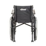 Drive Medical PLA418FBUARAD-ELR Viper Plus GT Wheelchair with Universal Armrests, Elevating Legrests, 18