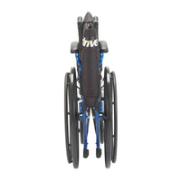 Drive Medical BLS16FBD-ELR Blue Streak Wheelchair with Flip Back Desk Arms, Elevating Leg Rests, 16" Seat