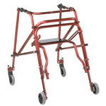 Inspired by Drive KA4200S-2GCR Nimbo 2G Lightweight Posterior Walker with Seat, Large, Castle Red