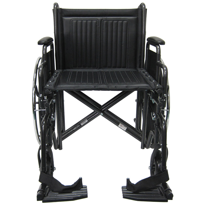 KN-926 Heavy Duty Wheelchair 26 Seat Adjustable Height