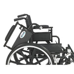 Drive Medical PLA420FBDAARAD-ELR Viper Plus GT Wheelchair with Flip Back Removable Adjustable Desk Arms, Elevating Leg Rests, 20