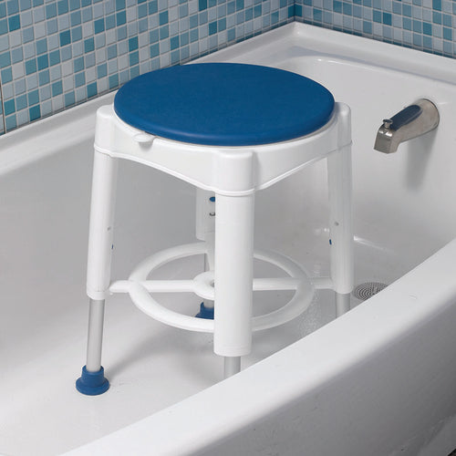 Drive Medical RTL12061M Bathroom Safety Swivel Seat Shower Stool