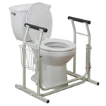 Drive Medical RTL12079 Stand Alone Toilet Safety Rail