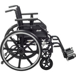 Drive Medical PLA422FBUARAD-SF Viper Plus GT Wheelchair with Universal Armrests, Swing-Away Footrests, 22