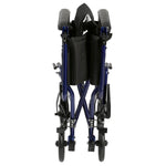 Drive Medical ATC19-BL Lightweight Transport Wheelchair, 19