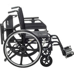 Drive Medical PLA416FBUARAD-SF Viper Plus GT Wheelchair with Universal Armrests, Swing-Away Footrests, 16