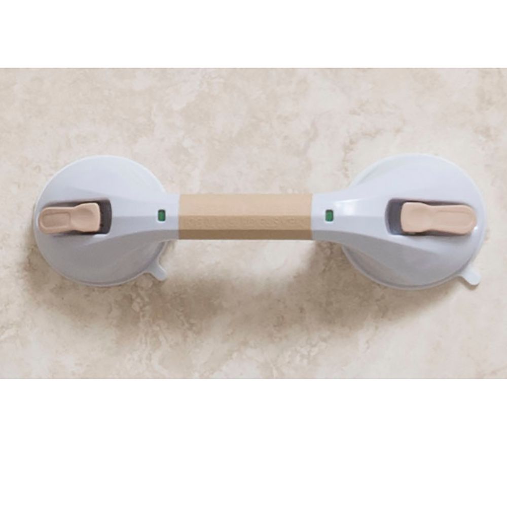 12 Inch Bathroom Grab Bar Suction White