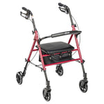 Adjustable Height Rollator Rolling Walker with 6