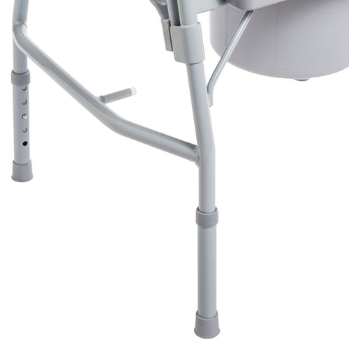 Adjustable Bariatric Drop Arm Bedside Commode Chair