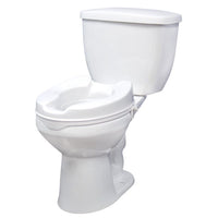 Adjustable Raised Toilet Seat With Lock