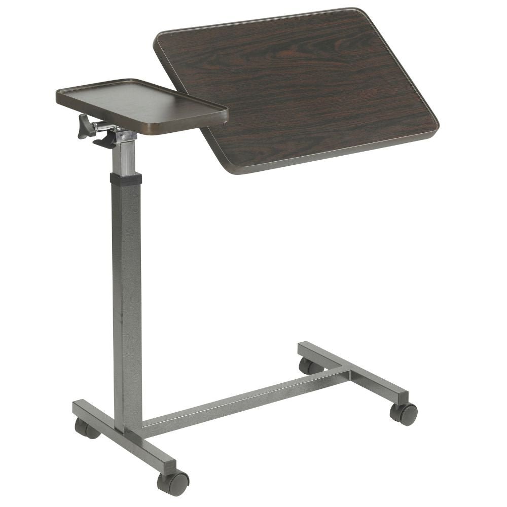 Adjustable Tilt Top Split Overbed Table For Comfort