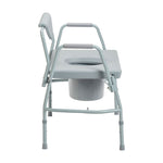 Bariatric Drop Arm Bedside Commode Chair