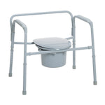 Bariatric Folding Bedside Commode Seat Heavy Duty