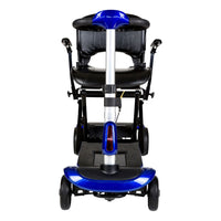 Blue Folding Travel Scooter Zoome Auto Flex