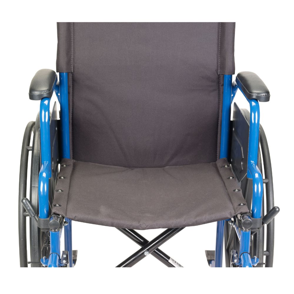 Blue Streak Wheelchair For Desk Use With Flip Back Arms