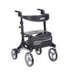 Carbon Fiber Nitro Elite Rolling Walker Black