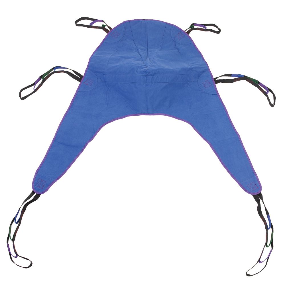 Comfortable Divided Leg Patient Lift Sling With Headrest