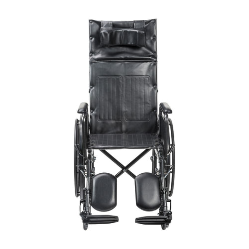 Comfortable Silver Sport Reclining Wheelchair Full Arms