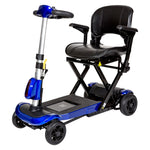 Compact Folding Scooter Zoome Auto Flex Blue