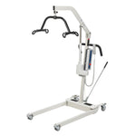 Bariatric Battery Powered Electric Patient Lift with Four Point Cradle and Rechargeable, Removable Battery