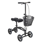 Dual Pad Steerable Knee Walker Knee Scooter With Basket