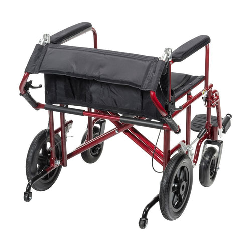 Durable Bariatric Transport Wheelchair Heavy Duty