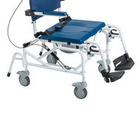 Ergonomic Tilting Aluminum Rehab Shower Chair Commode