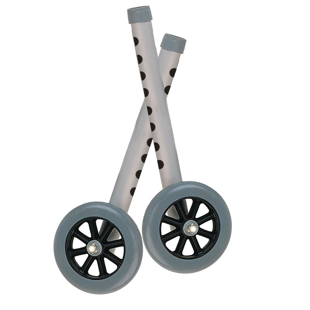 Extended Height Walker Legs And Wheels Front View