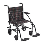 Fly Lite Ultra Lightweight Transport Wheelchair Black