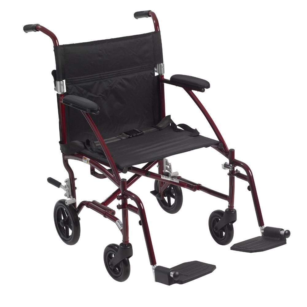 Fly Lite Ultra Lightweight Wheelchair Burgundy Frame