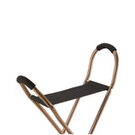 Folding Cane With Sling Style Seat For Support