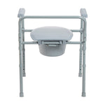 Folding Frame Steel Commode