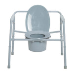 Heavy Duty Bariatric Bedside Commode Seat For Safety