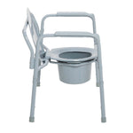 Heavy Duty Bariatric Folding Bedside Commode Seat