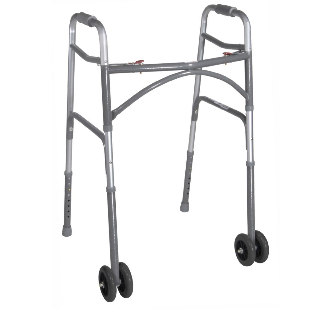 Heavy Duty Bariatric Walker With Wheels Front View