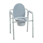 Heavy Duty Steel Folding Frame Commode