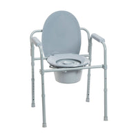 Heavy Duty Steel Folding Frame Commode