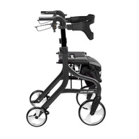 Drive Medical 102662BK-T Nitro Sprint Rollator Rolling Walker, Tall, Black