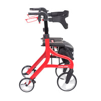 Drive Medical 102662RD-T Nitro Sprint Rollator Rolling Walker, Tall, Red