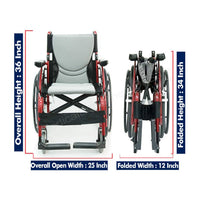 Karman S-Ergo 115 S-Shape ergonomic seat and removable cushion