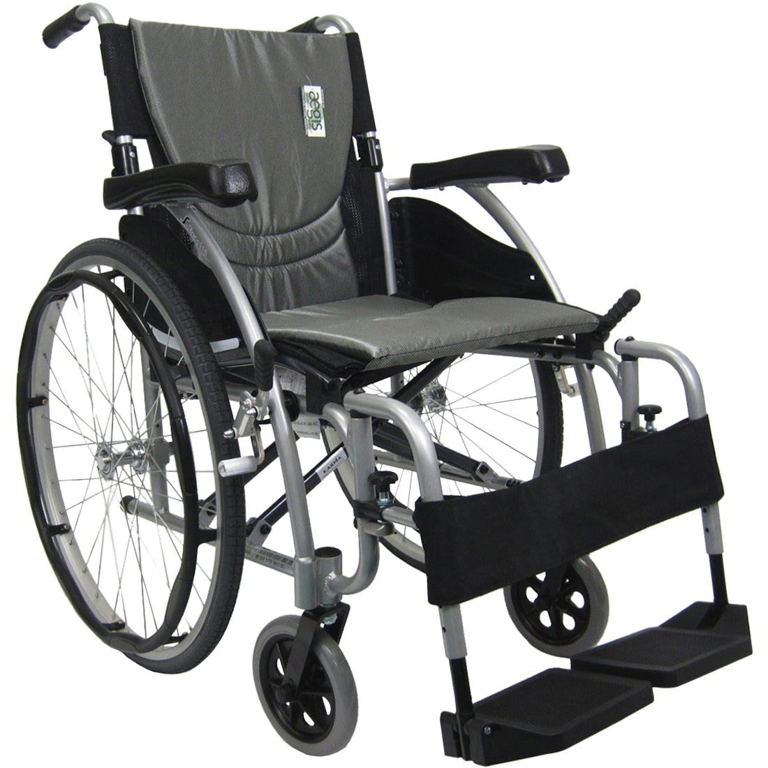 Karman S-Ergo 115 removable swing-away footrests