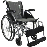 Karman S-Ergo 115 removable swing-away footrests