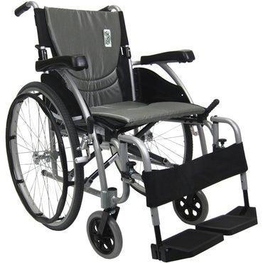 Karman S-Ergo 115 removable swing-away footrests